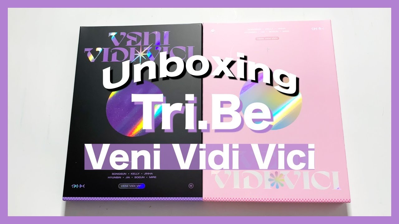UNBOXING Tri.Be (트라이비) - Veni Vidi Vici