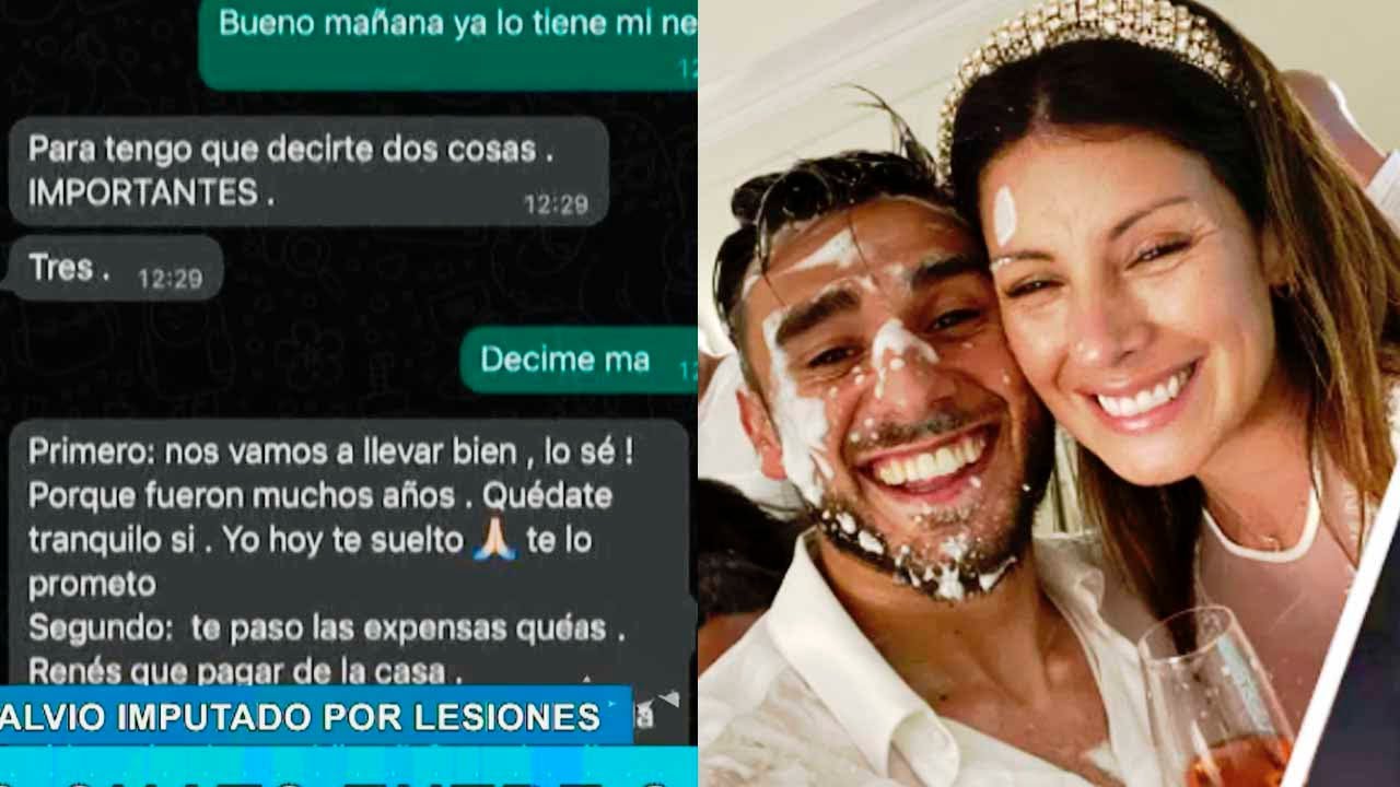Los chats entre Toto Salvio y su ex mujer antes del atropello