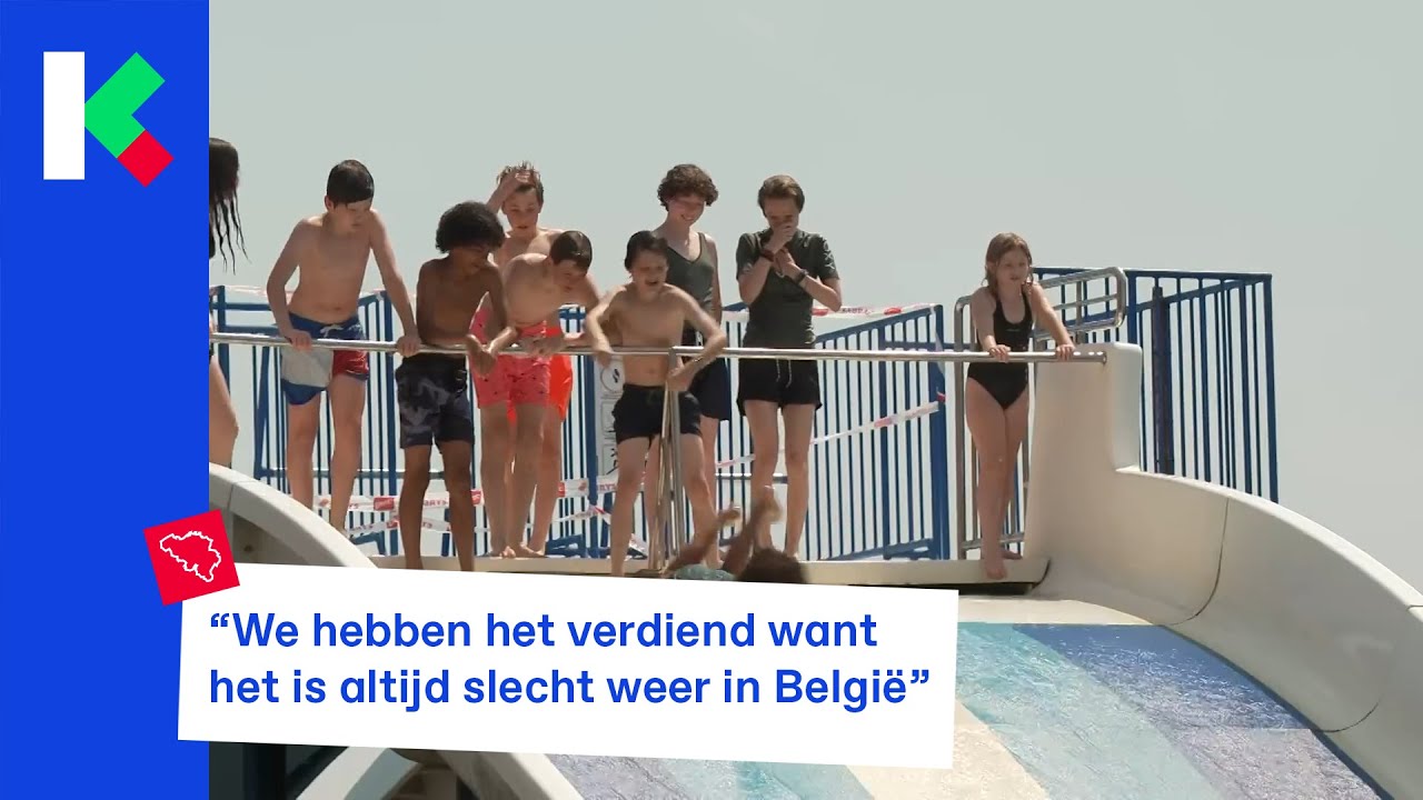 Eindelijk zon! Tijd om te zwemmen in de openlucht