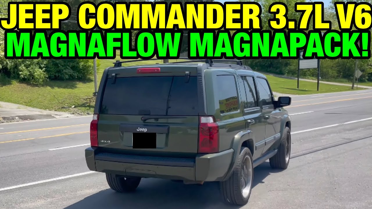 Выхлопная система Jeep Commander 3.7L V6 2007 года с MAGNAFLOW MAGNAPACK!