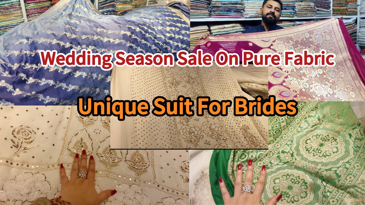 Pre Wedding Season Sale || Pure Fabric For All Functions || Latest Design In Banarsi