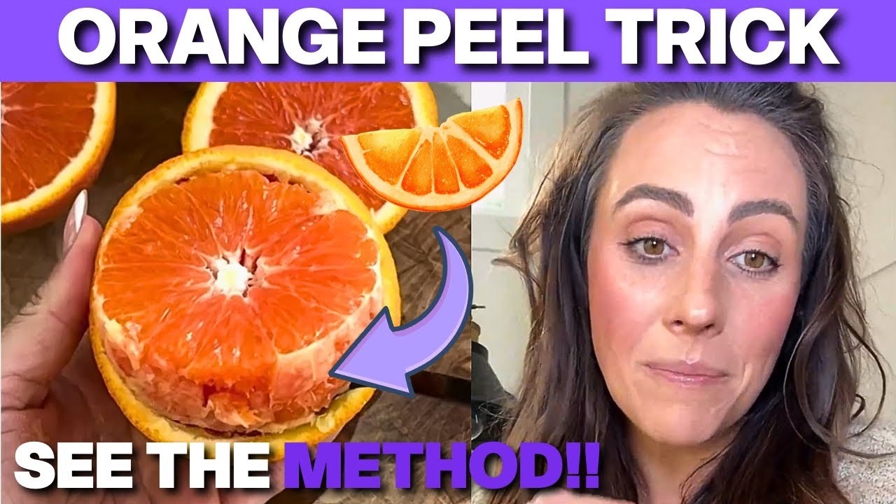 Orange Peel Trick Recipe 🍊 | The Natural Hack Everyone Will Talk About in 2026