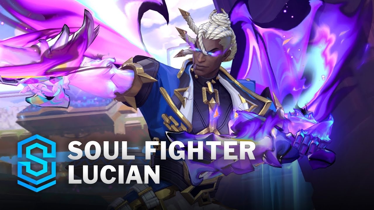 Soul Fighter Lucian Wild Rift Skin Spotlight
