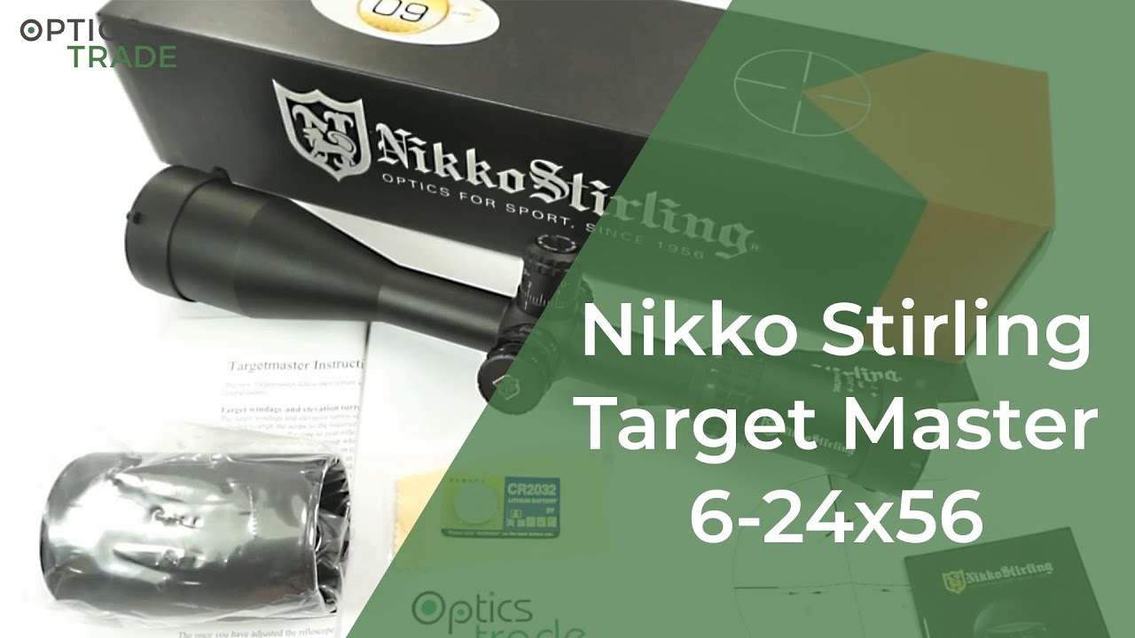 Nikko Stirling Target Master 6-24x56 Rifle Scope | Optics Trade Reviews