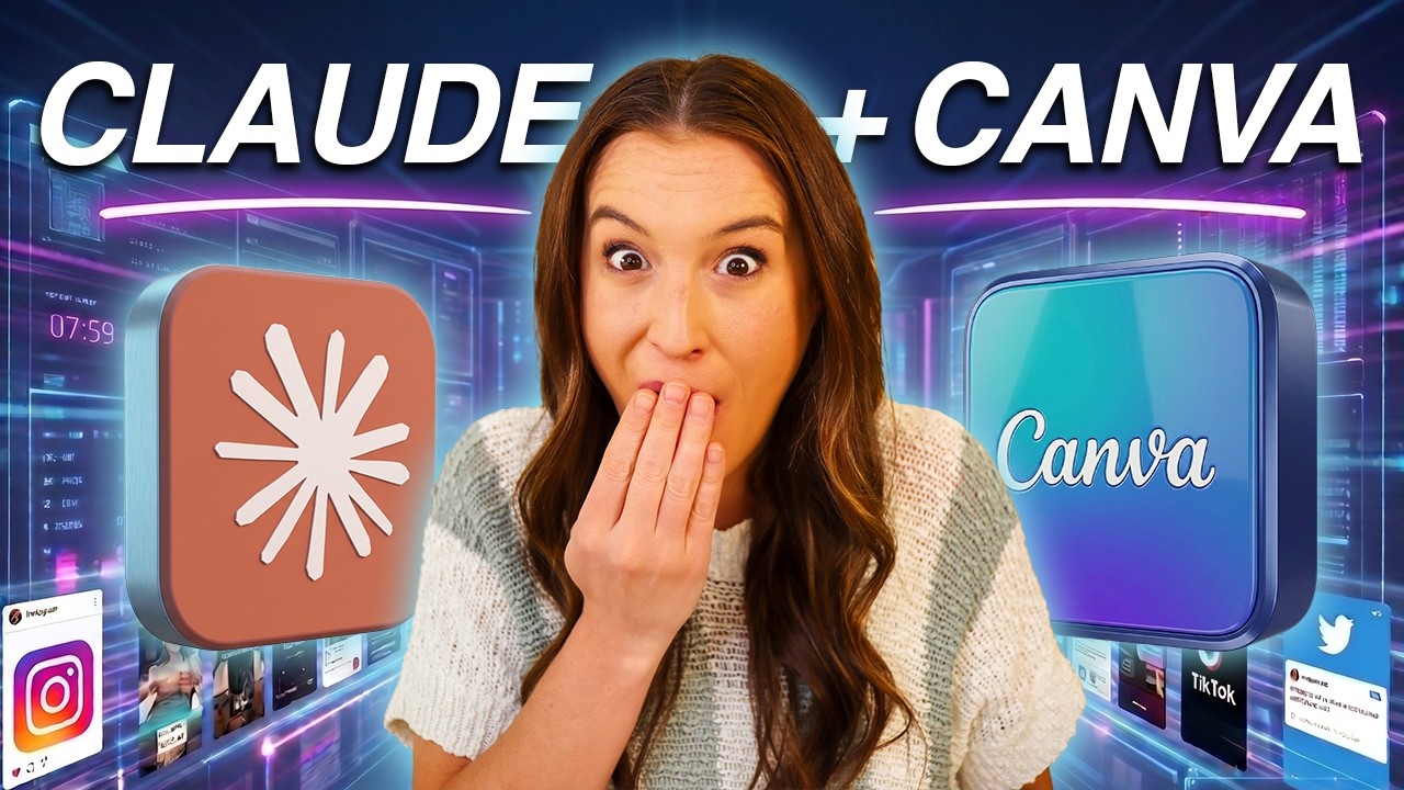 Я создала 60 дизайнов для социальных сетей за 8 минут, используя Claude и Canva 🤯