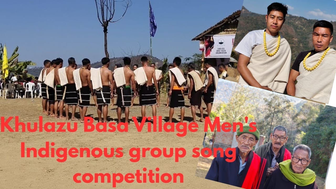 Men's Indigenous group song competition at the 2nd Cutural Day program of Khulazu Basa village