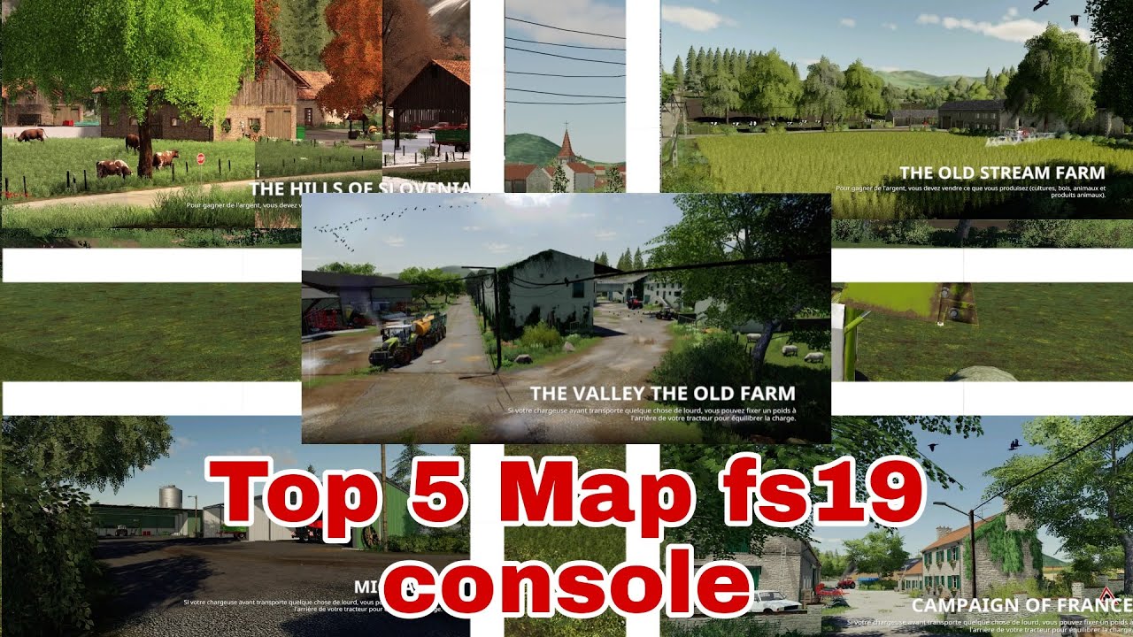 Top 5 des maps fs19 &agrave; absolument t&eacute;l&eacute;charger sur console !