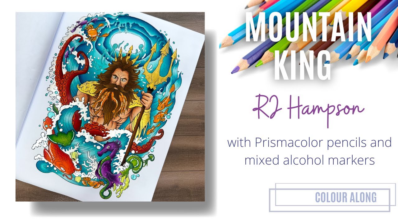 Colour Along | Mountain King by R.J Hampson