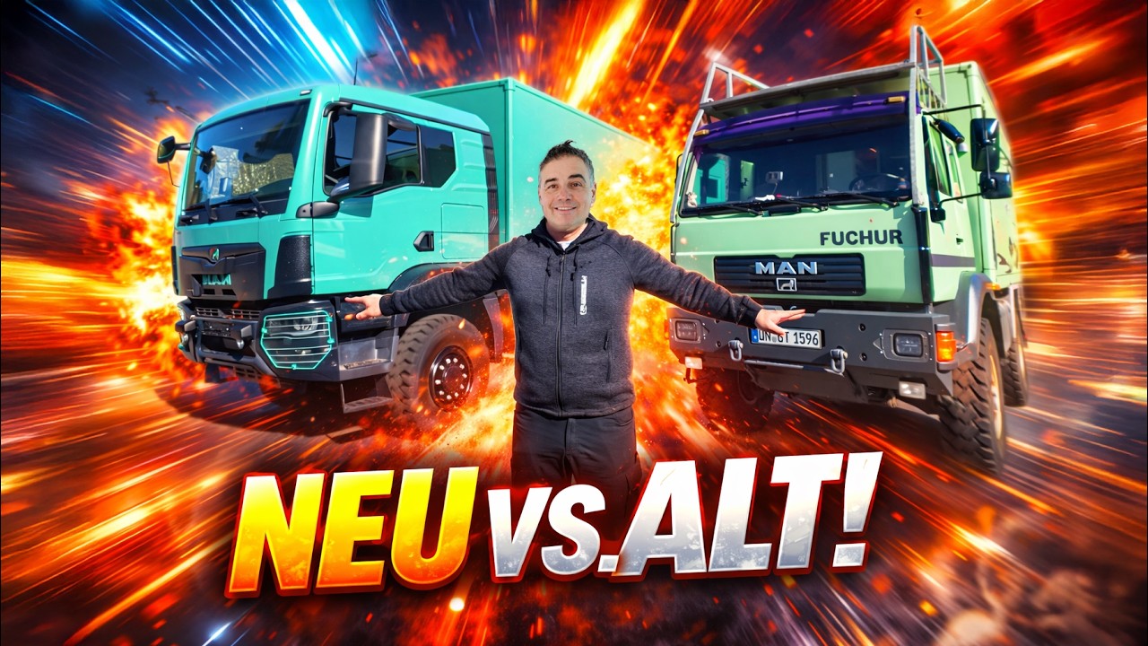 WOHNMOBIL NEU vs. ALT! MAN 18.280 L (2000) gegen TGM (2025) im direkten Vergleich!
