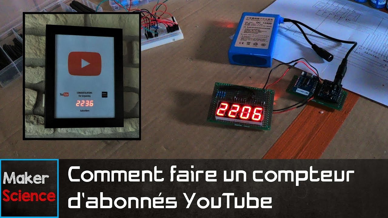 #DIY Comment faire un compteur d'abonn&eacute;s YouTube
