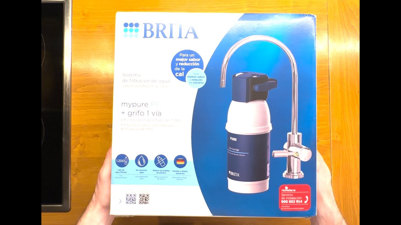 UNBOXING Brita MyPure P1 - home tap water filter - under sink water filter