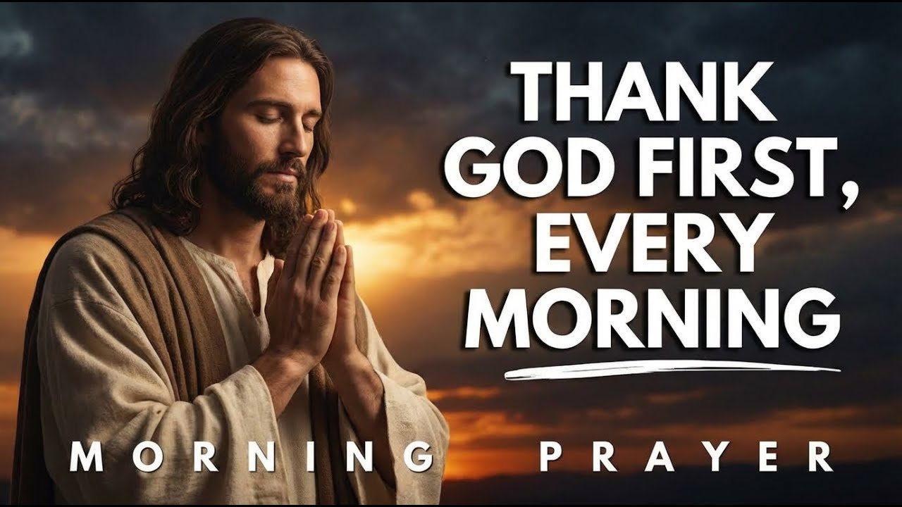 Trust God’s Plan & Start Your Day with Gratitude | Morning Prayer Motivational Christian Speech