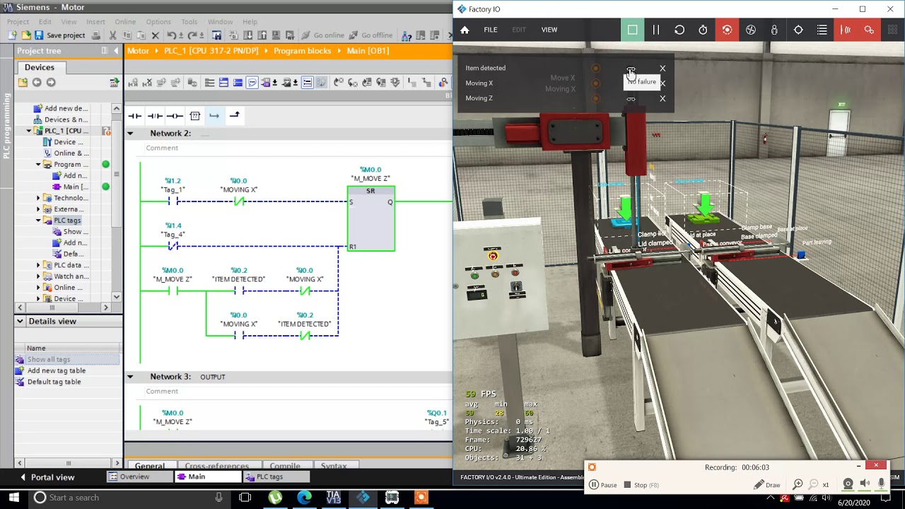 FACTORY IO - PICK AND PLACE - SUPER FAST TUTORIAL