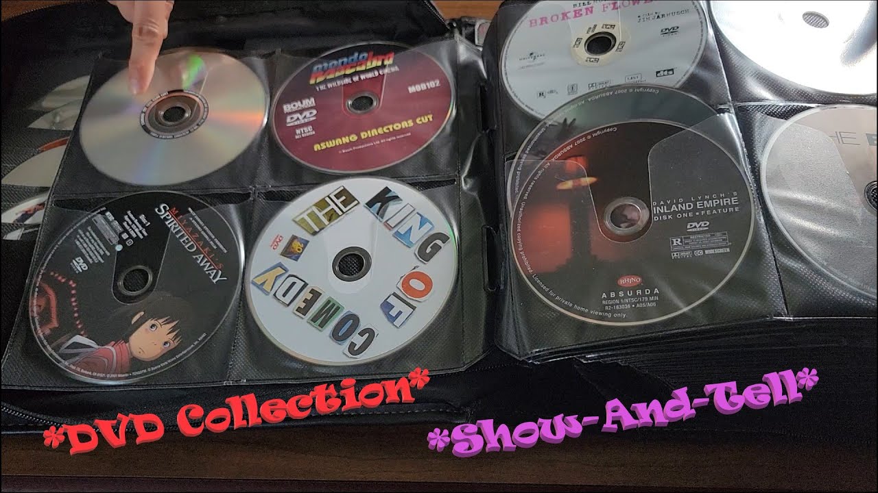 DVD Collection Show-and-Tell ASMR (Soft-Spoken) *CD Binder, Zipper Sounds, Plastic*