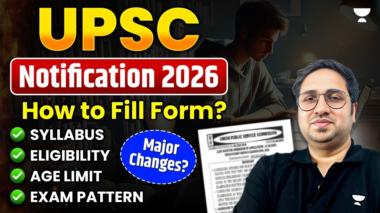 UPSC Official Notification 2026 | Application Form | Step By Step Guide | Saurabh Pandey