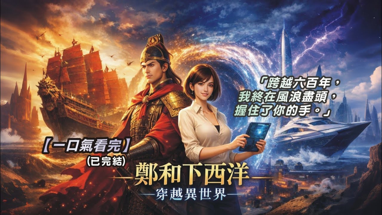 2080女總裁穿越1405：帶著黑科技助鄭和橫掃印度洋！大明水師竟然裝上雷達？當大明戰神遇見未來少女，那句「珍重」竟要等六個世紀。如果鄭和擁有了AI與無人機？一場跨越時空的博弈，揭開史書中消失的真相！