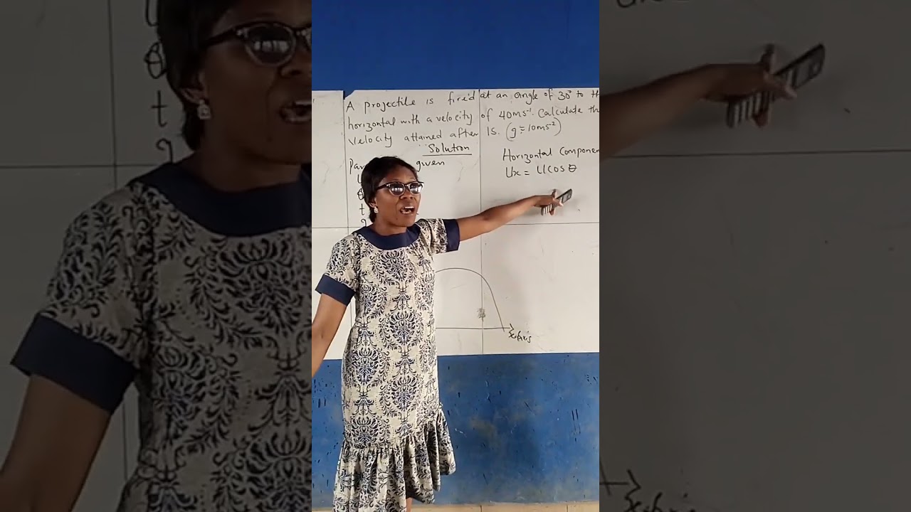 Calculation on projectile 