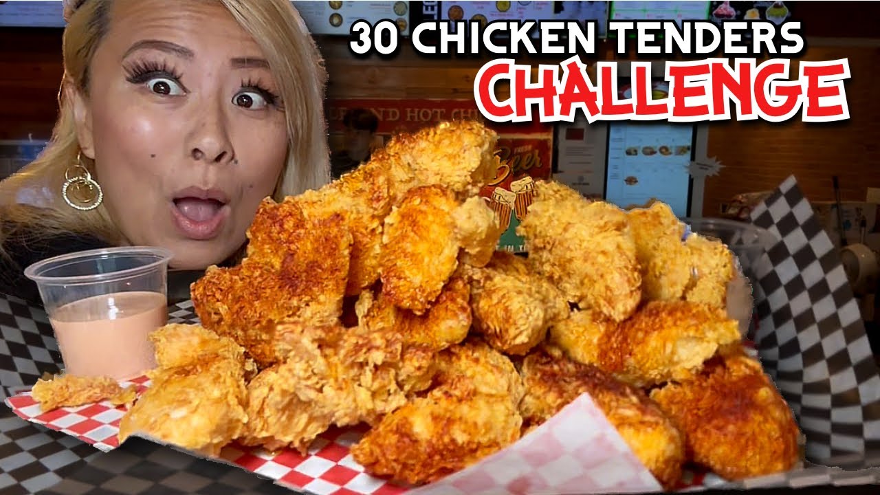 20 CHICKEN TENDERS CHALLENGE AT LEGEND HOT CHICKEN IN CHINO HILLS, CA!! #RainaisCrazy