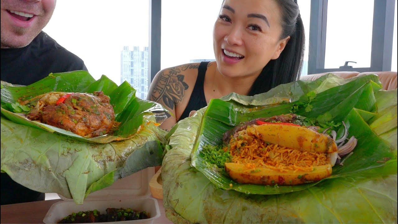 CASUAL MUKBANG (30 HOUR) SMOKED PORK KNUCKLE + CHICKEN BIRYANI | SASVlogs