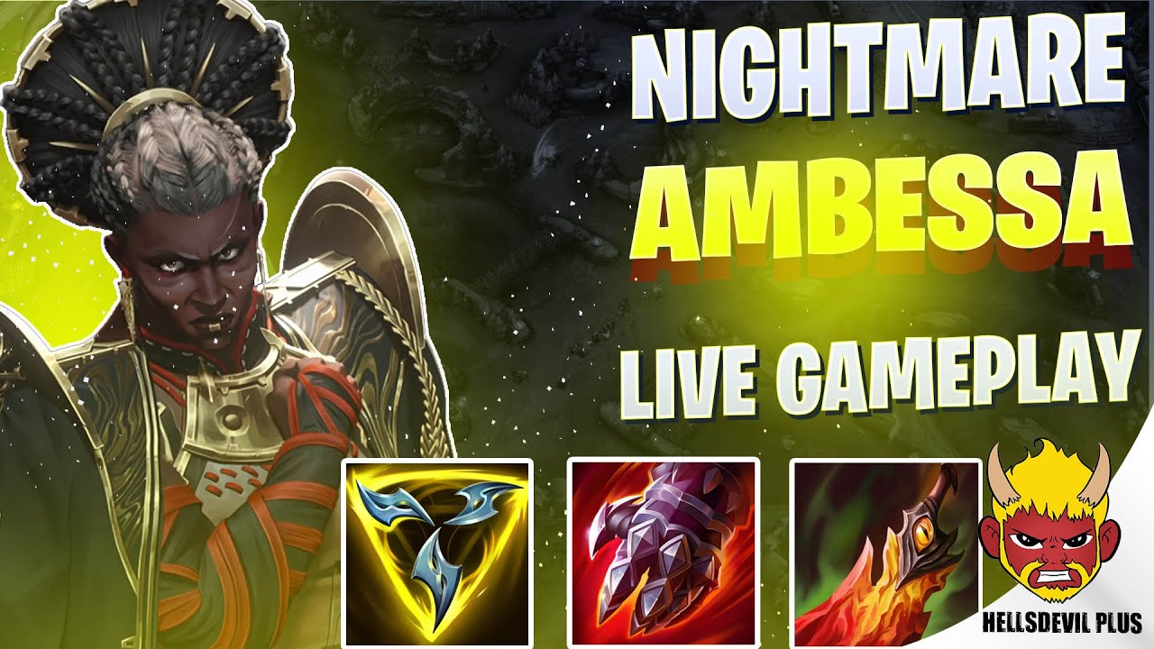 Я попробовал Амбессу, и я — КОШМАР! — Геймплей Wild Rift HellsDevil Plus