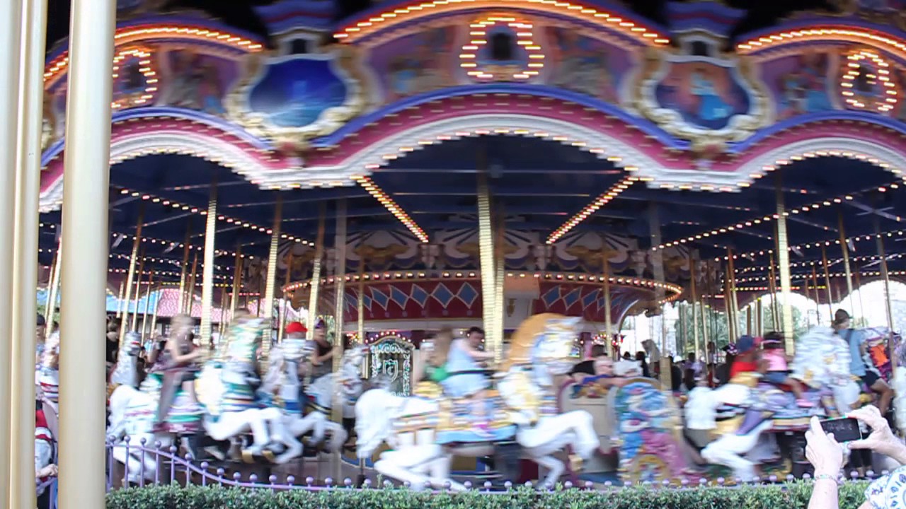 Cinderella Merry Go Round Ride at Magic Kingdom Disney World