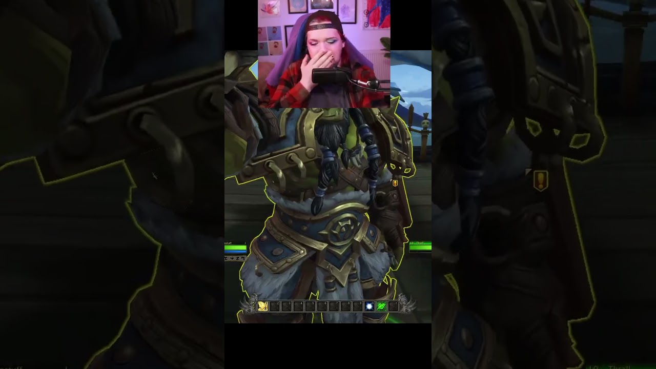 I love him so much 😭 #worldofwarcraft #wow #thrall #gaymer