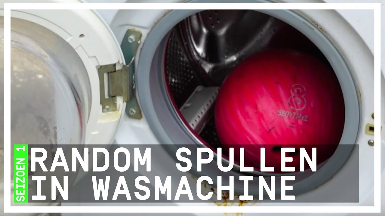 Bowlingbal in wasmachine // S1