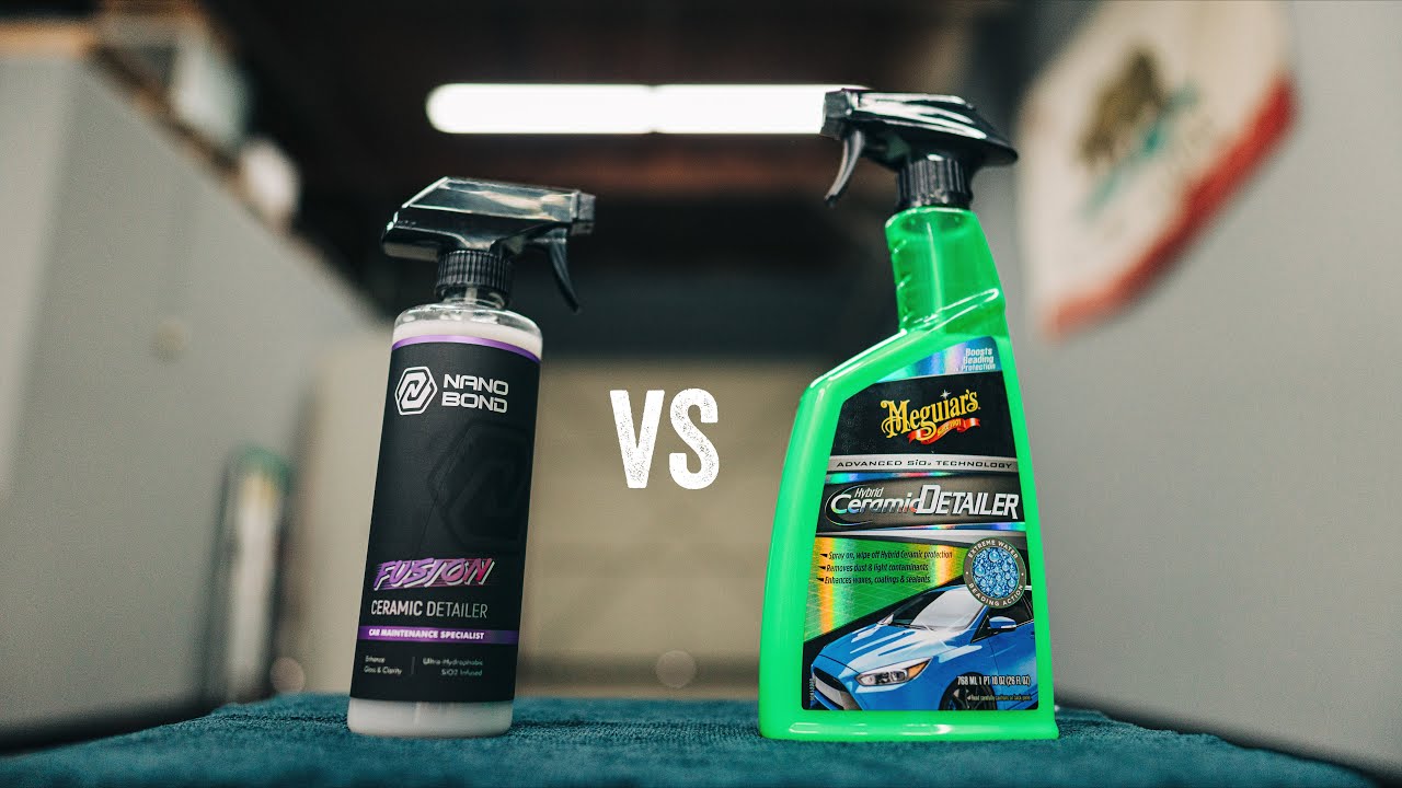 MEGUIARS HYBRID CERAMIC QUICK DETAILER VS NANO BOND CERAMIC DETAILER