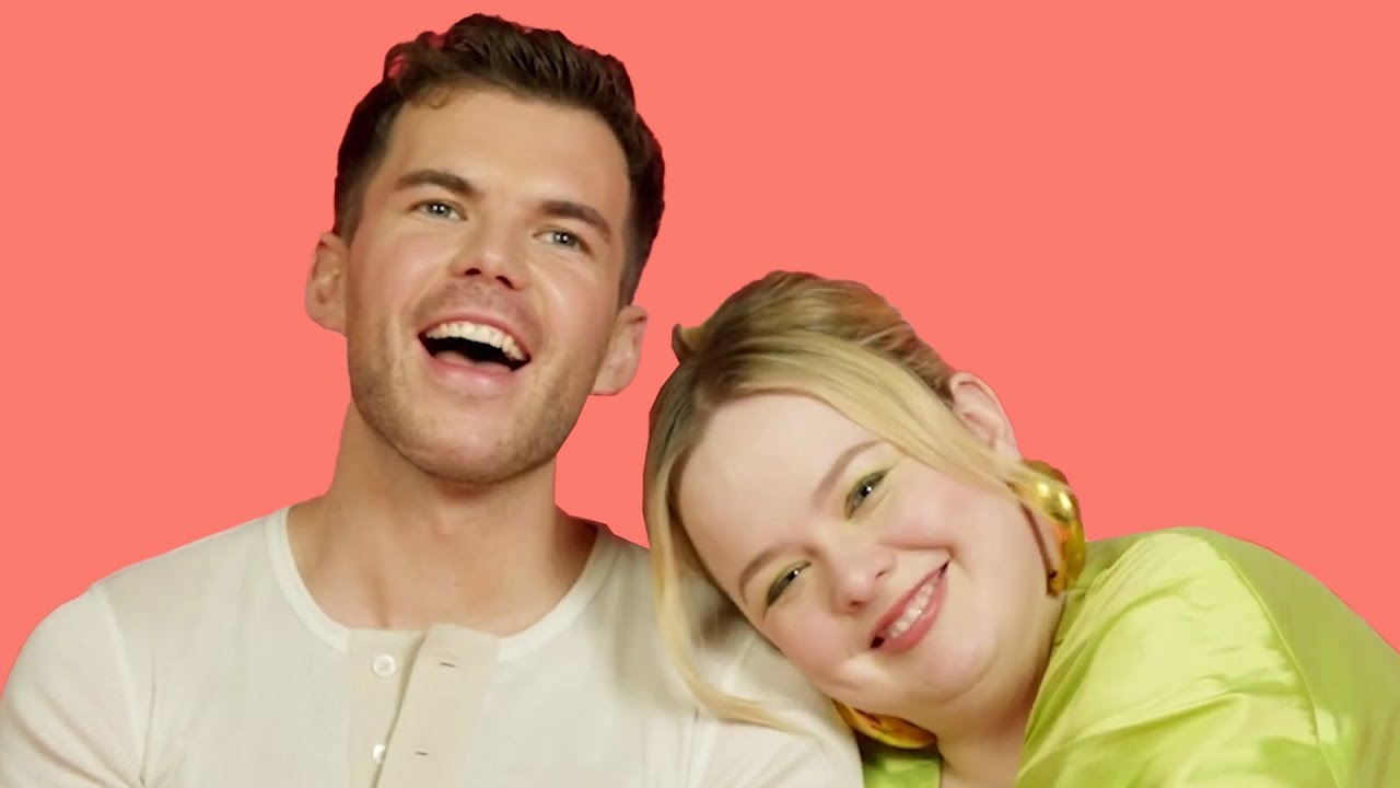 luke newton and nicola coughlan flirting for 9 minutes straight