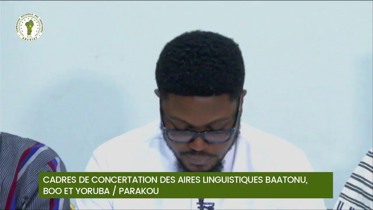CADRES DE CONCERTATION DE L'AIRE LINGUISTIQUE BOO,  Parakou 30 avril - 1er  MAI  2025