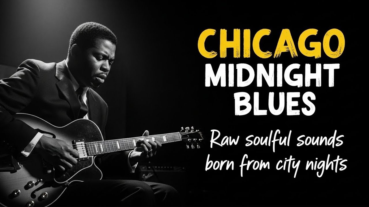 Stevie Ray Vaughan, Gary Moore, Bonamassa Inspired Vintage Soul Blues Rock Midnight Drive