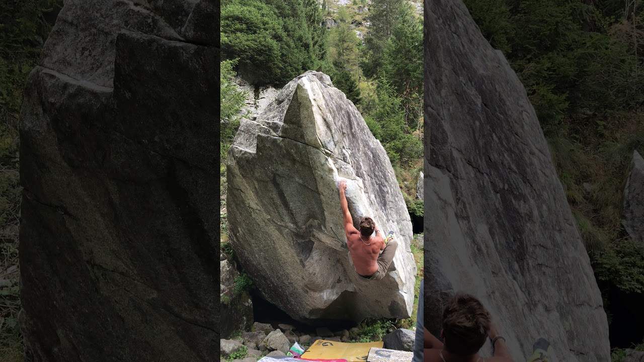 Blue arrow, 8a+