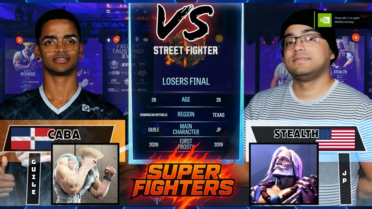 SF6 Frosty Faustings 2026 🔥 CABA (Guile) vs Stealth (JP) | LOSERS FINAL | TOP LEVEL MATCH