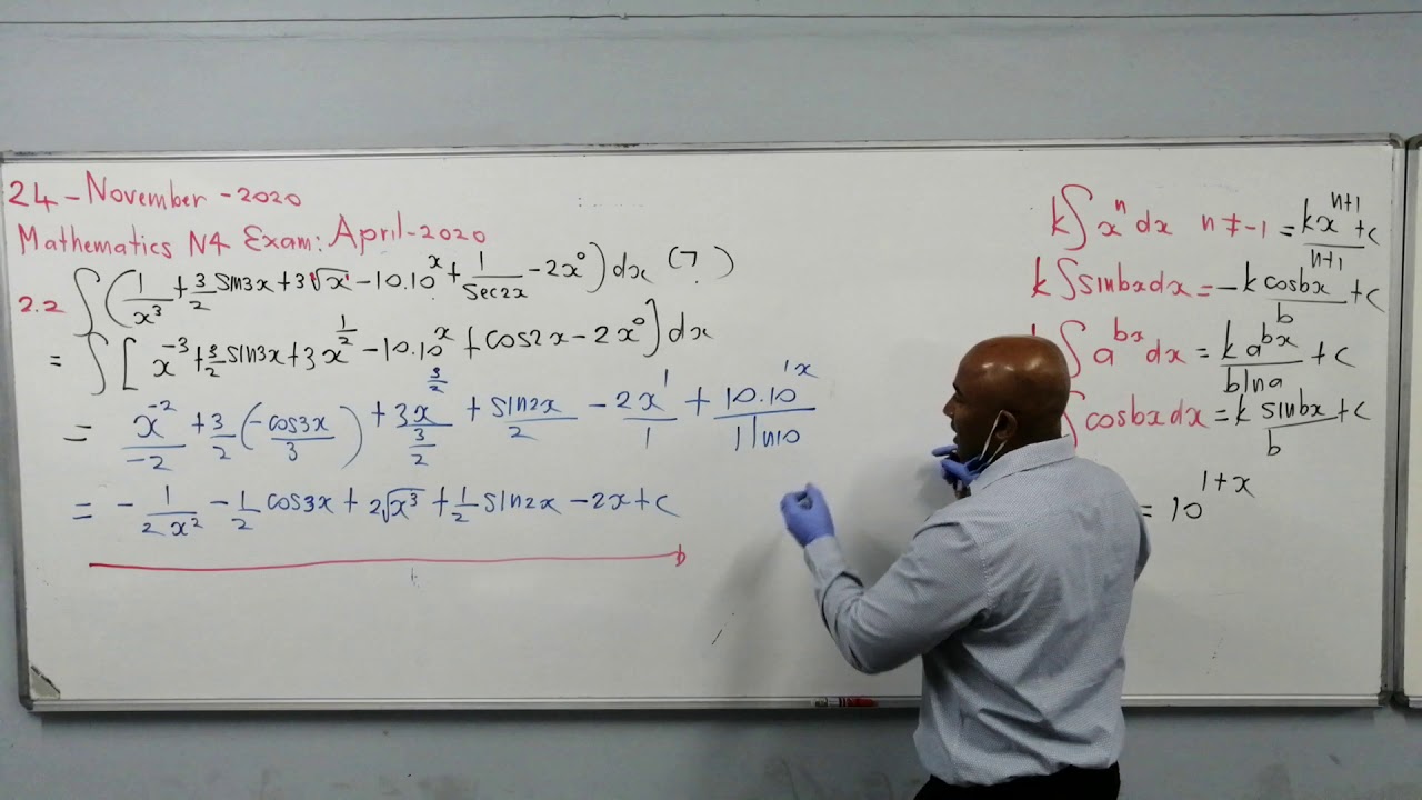 Mathematics N4 April 2020 exam part 2