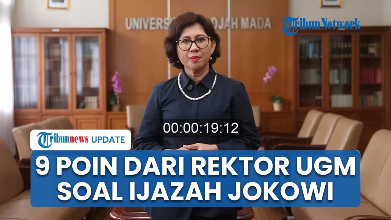 [FULL] 9 Pernyataan Rektor UGM soal Ijazah Jokowi, Klaim Tak Bela Sepihak hingga Bukti Registrasi