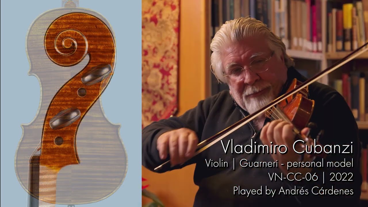 (SOLD) Vladimiro Cubanzi 2022 violin / Andres Cardenes / at the Metzler Violin Shop
