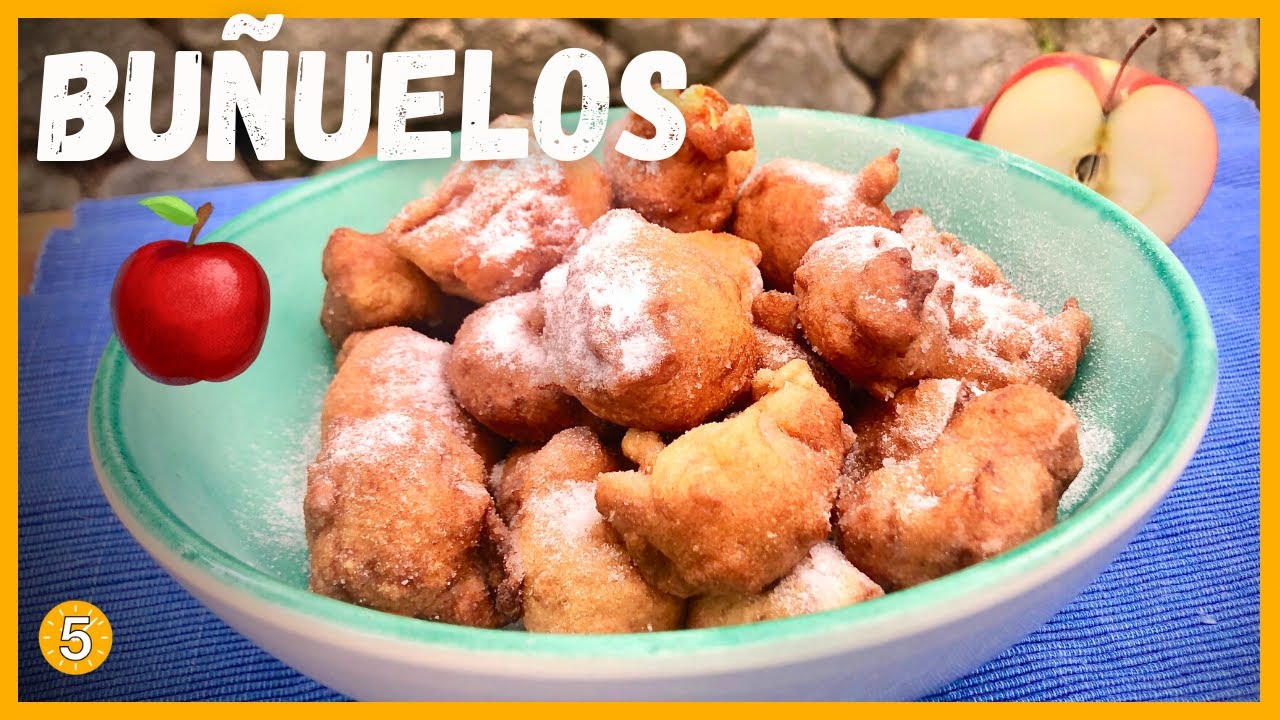 BUÑUELOS de MANZANA CARAMELIZADA para SEMANA SANTA - RECETAS EN 5 MINUTOS