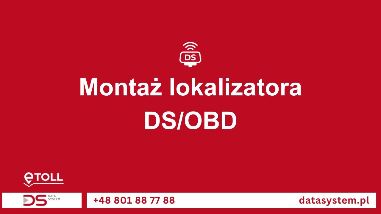 DS/OBD &ndash; montaż lokalizatora GPS e-TOLL od Data System
