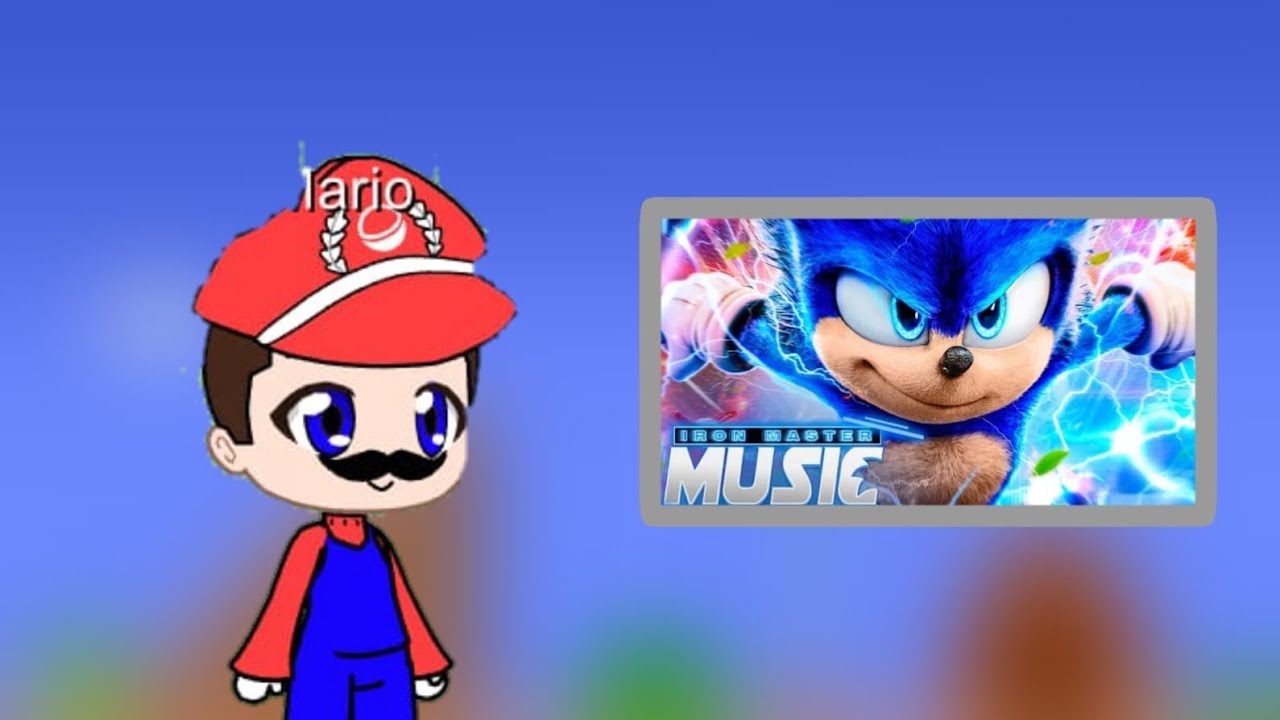 Mario e seus amigos reagindo ao rap do Sonic: o filme 