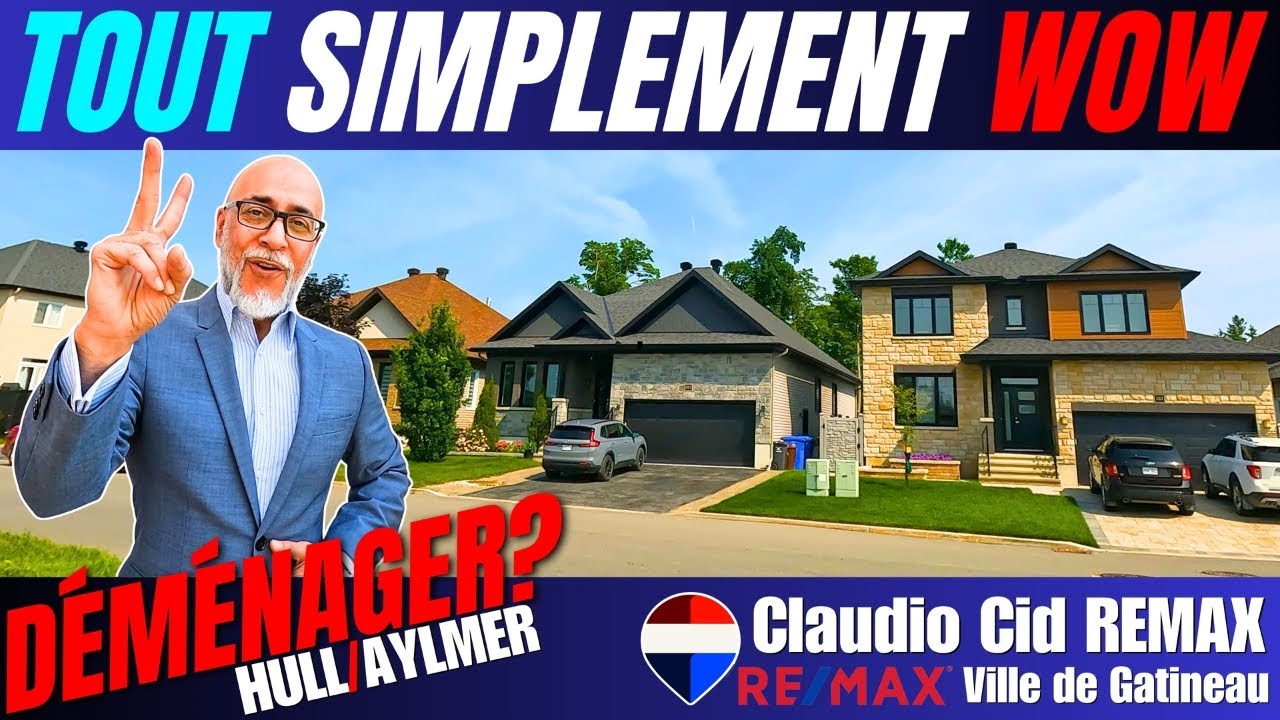 💎 Nouveau quartier AYLMER ✚ 1 rue exceptionnelle à HULL 💎 Propriétés Hautes Gammes 💎 Claudio Cid