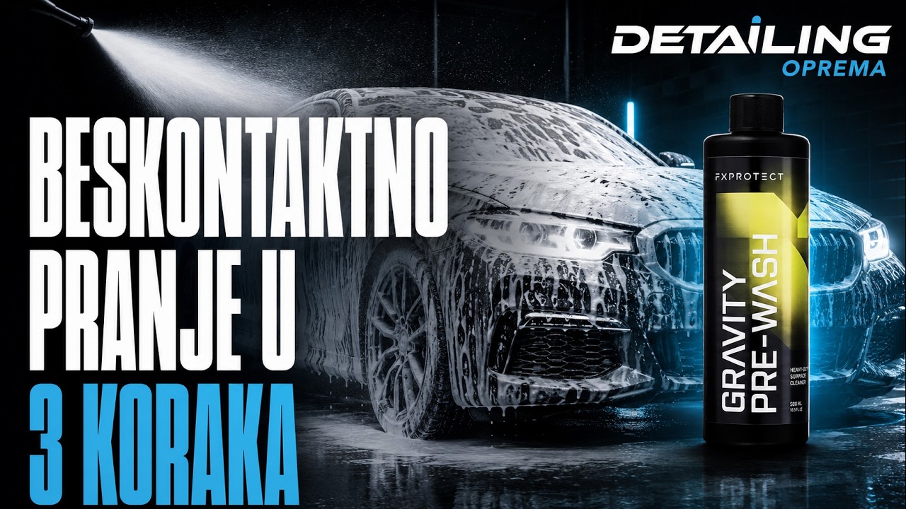Beskontaktno pranje automobila - šampon, aktivna pena...