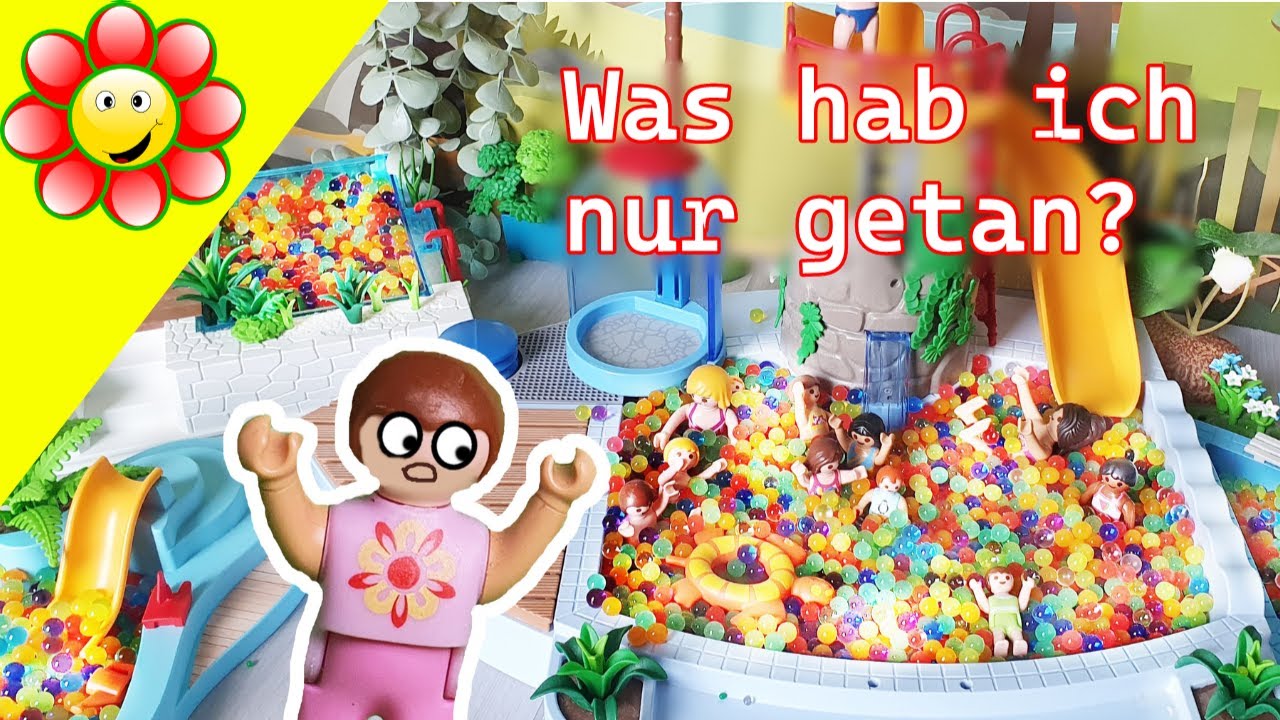 Aquapark- Schwimmbad- Neue Playmobil Folgen von Familie Blume - Playmobil Filme