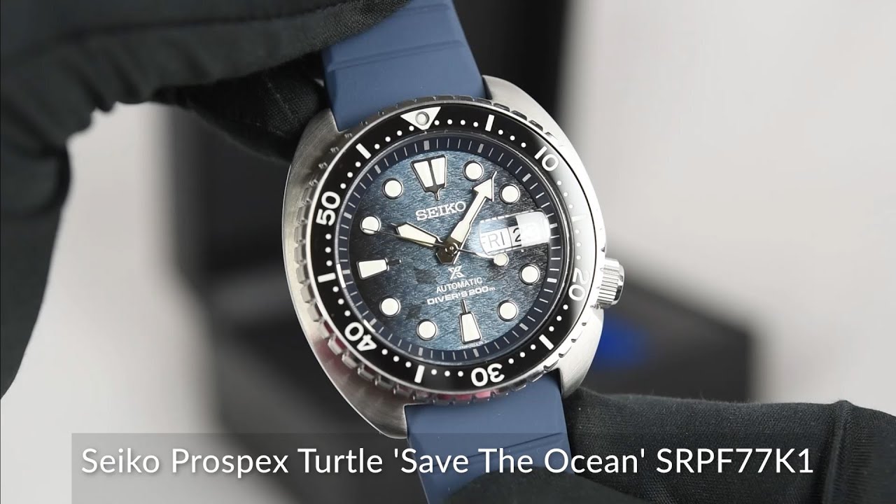 Seiko Prospex Turtle 'Save The Ocean' SRPF77K1