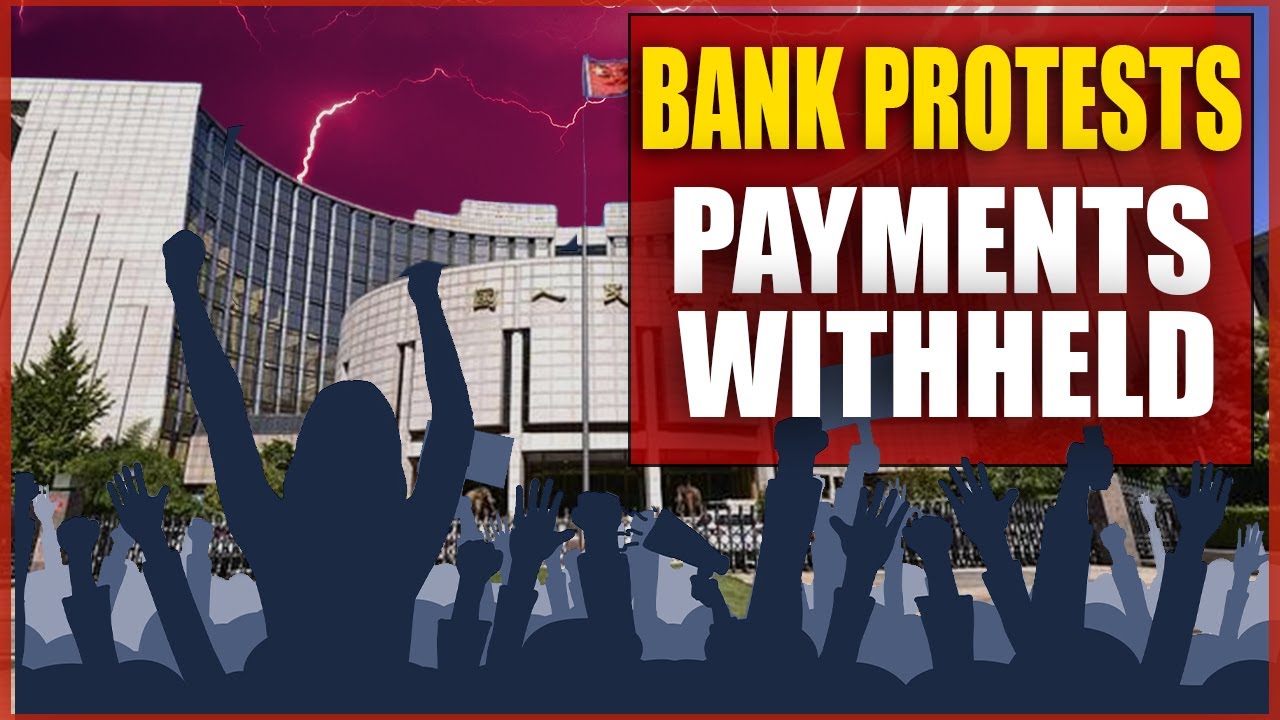 China Evergrande Close to Default, Bank Protests turn Violent, Mortgage Payments Withheld