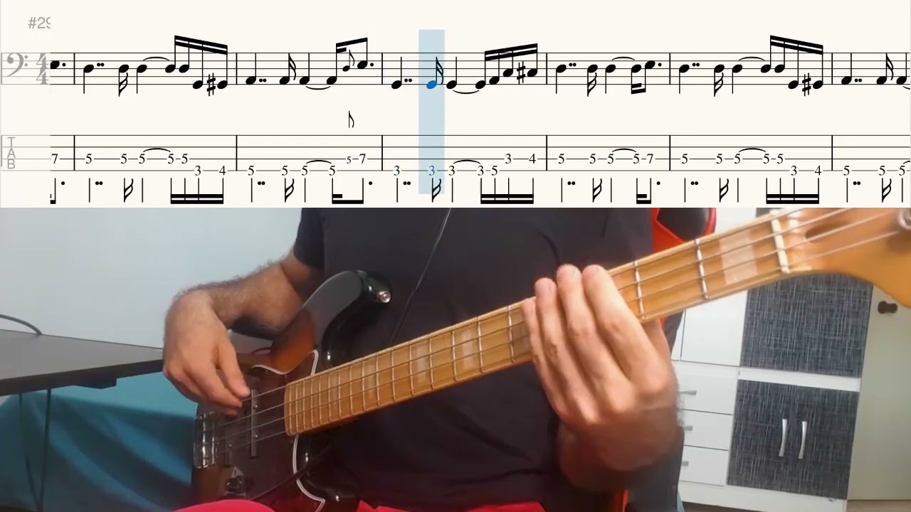 Michael Jackson - The Lady in My Life (Bass Cover w/ tabs)