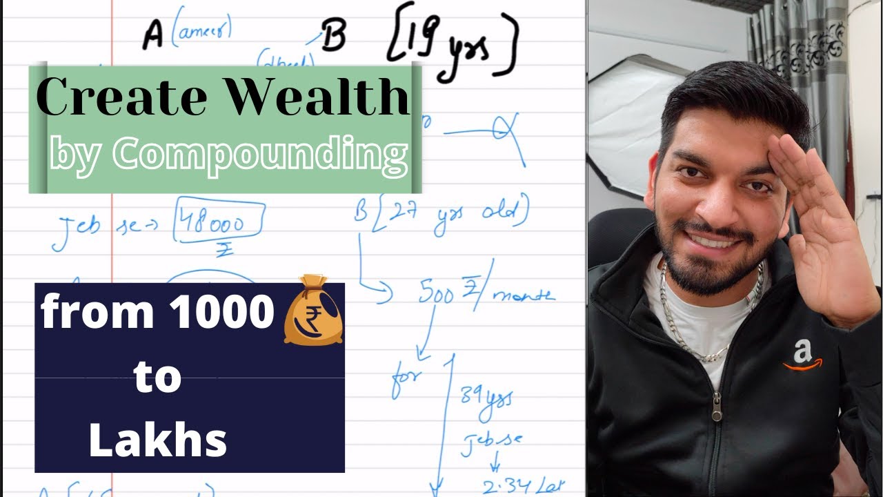 GROW you MONEY from 1000 Rs to LAKHS | Compounding | Every student should know about