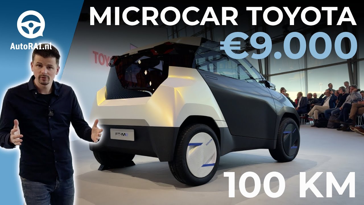 Toyota EV van €9.000 en ook nog IKEA-proof! - TOYOTA FT-ME - AutoRAI TV