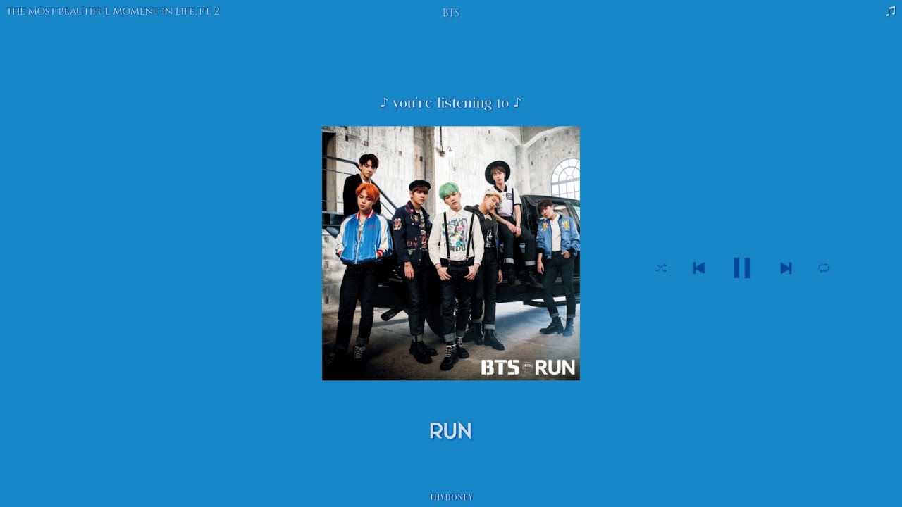 bts - run (sped up + reverb)