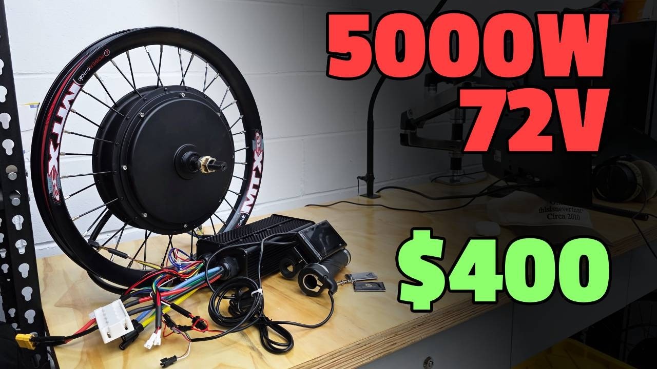 Kupiłem najtańszy zestaw do e-bike'a o mocy 5000 W