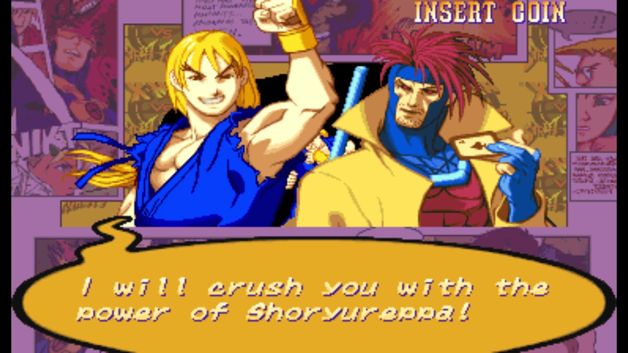 X-Men vs Street Fighter ( Arcade ) - Gambit / Ken Playthrough ( Mar 23, 2017 )